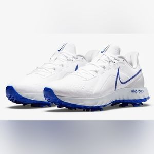 Nike React Infinity Pro White Racer Blue Golf Shoes